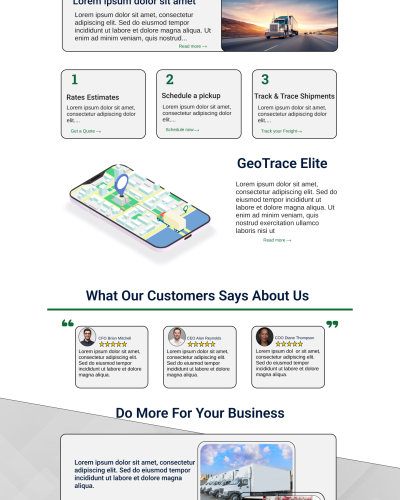 Services - Trucking Moving