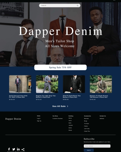 Retail - Tailor Clothing